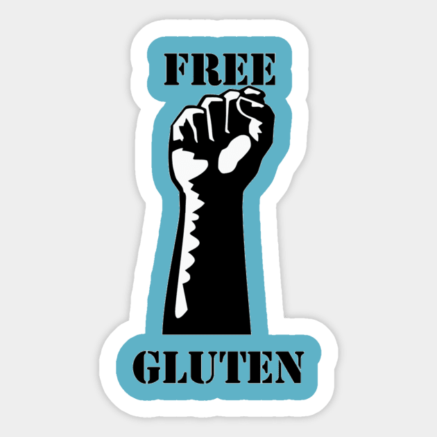 Free Gluten! Sticker by JoeMcB